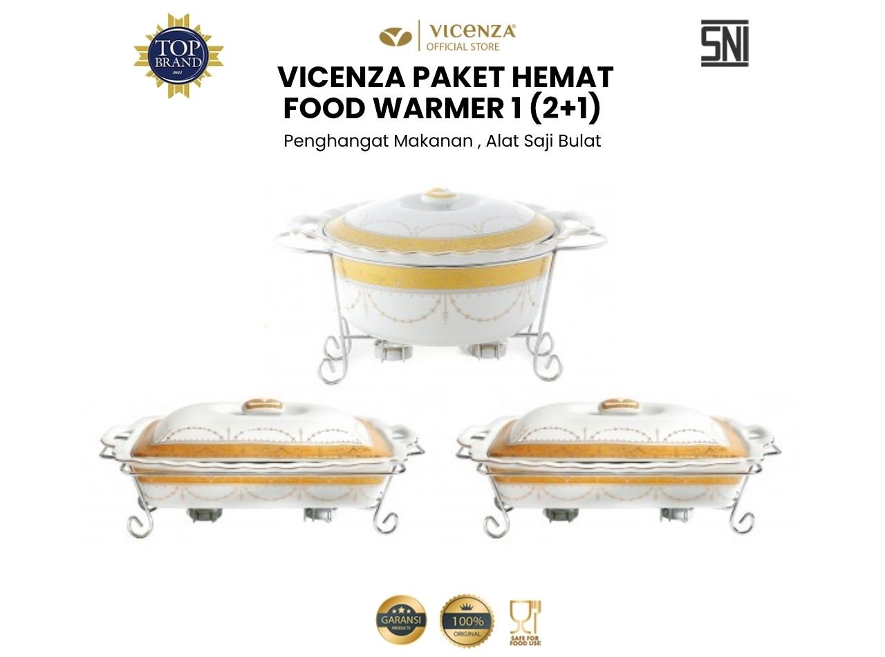 Paket Hemat Food Warmer 1 (2+1) Padi